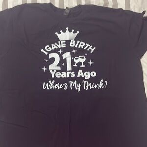 21st birthday shirt for mom